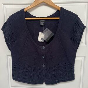 Calvin Klein Jeans Dark Blue Knit Cardigan